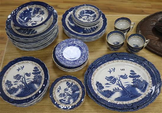 A Booths Real Old Willow dinner service
